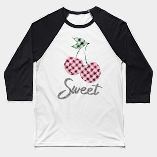 Sweet cherry fruit strawberry gift cherry tree Baseball T-Shirt